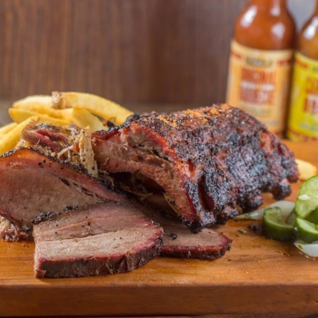 Rack of BBQ Ribs.