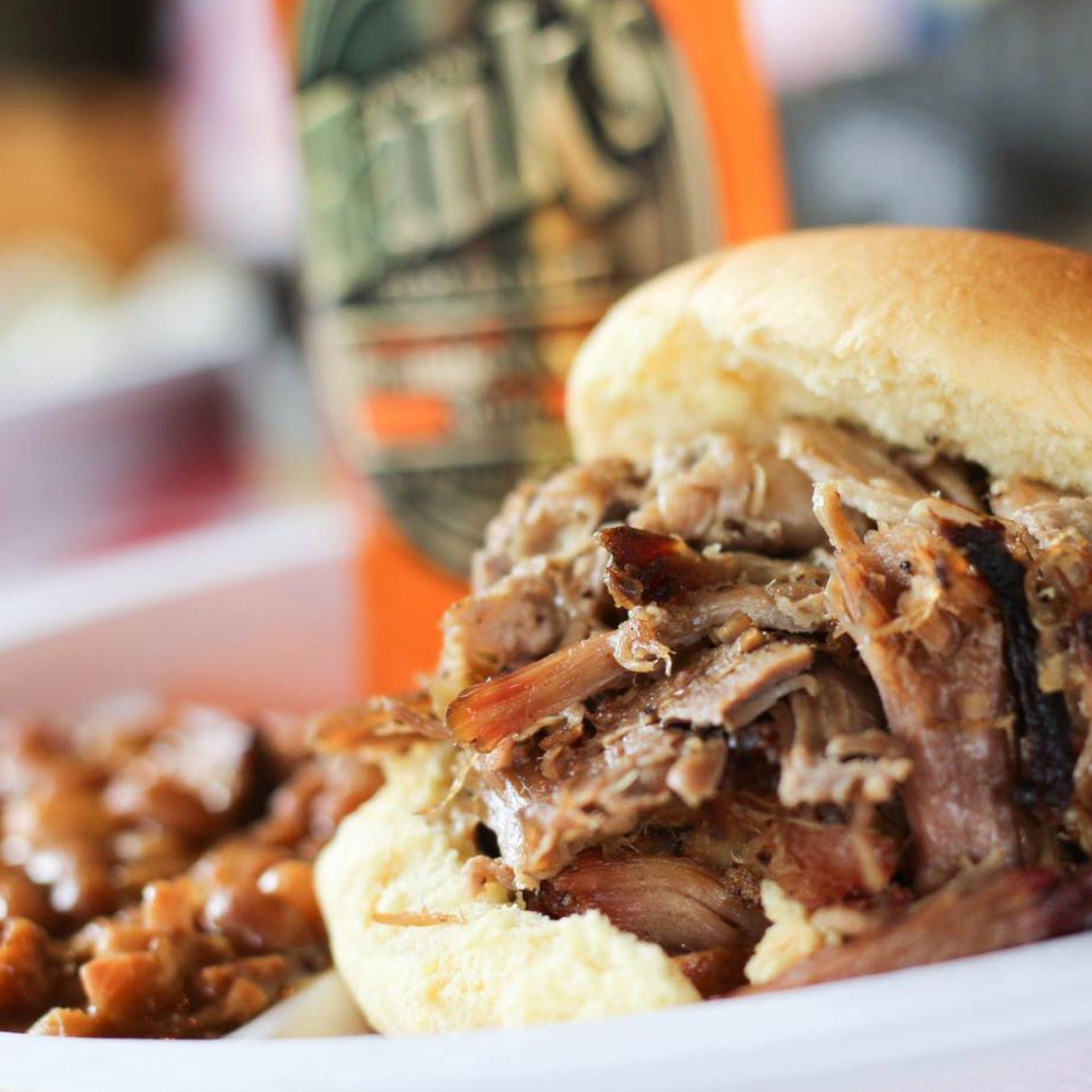 Pulled Pork Sandwich.