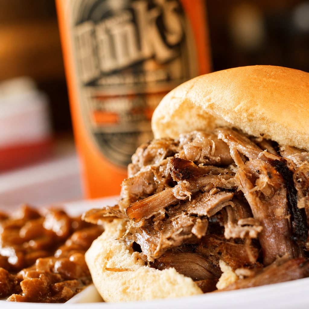 Pulled Pork Sandwich.